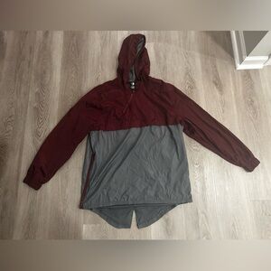 Men's Waterproof Hooded Windbreaker Rain Jacket Lightweight Water-Resistant Coat